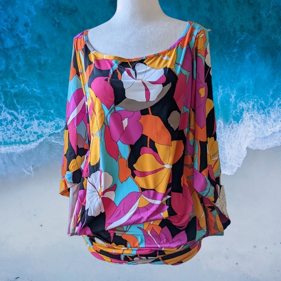 NWT TRINA TURK Gemini Swim Tunic Cover-up - Picture 4 of 5